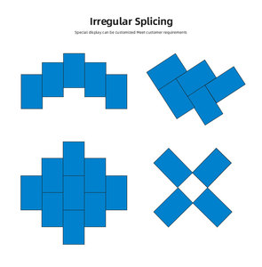 Bán buôn 4k Máy nghe nhạc quảng cáo video tường điều khiển Windows Android LCD 2x2 3x3 4x4 hiển thị bức tường video LCD - Product Image 4