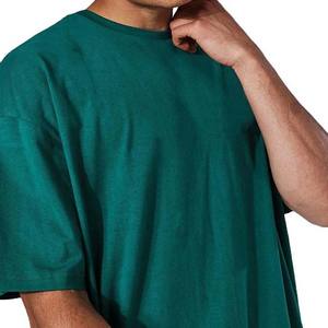 Camiseta y pantalones cortos de estilo callejero de algodón 100% en blanco de gran tamaño para hombre con logotipo personalizado, conjuntos de 2 piezas, ropa informal para correr 2025 - Product Image 6