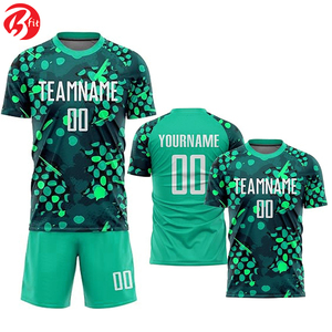Concevez votre propre équipe porter l'uniforme de football adultes coupe automatisée chemises et hauts vêtements de football maillot de football - Product Image 5