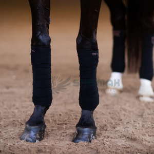 Envolturas de polo de caballo de alta calidad Vendaje de lana suave de múltiples capas para comodidad y soporte Envolturas de polo de equitación/vendajes - Product Image 6