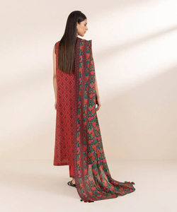 ชุดเสื้อผ้าฤดูร้อนแบบชาลวาร์ คามีซ สำหรับผู้หญิง สีตามสั่ง ชุดผ้าฝ้ายลายแฟนซีแบบดั้งเดิม จำหน่ายจำนวนมาก บริการ OEM - Product Image 4