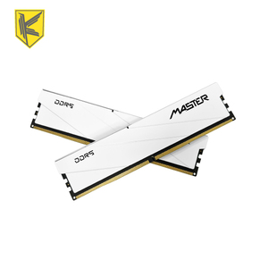 KINGSMAN GAMING ชุดแรม DDR5 สีขาว ความเร็วสูง 32GB (16GBx2) 6000MHz สำหรับคอมพิวเตอร์เล่นเกม รองรับ XMP EXPO รับประกันตลอดอายุการใช้งาน - Product Image 1