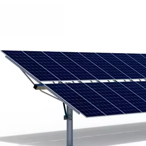 Solution de suivi solaire à double axe pour 4 panneaux avec capteur de vent et système de rétraction automatique, vente directe usine, prix de gros - Product Image 5