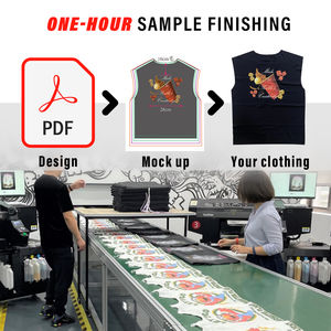 ฟรีเสื้อยืดลายกราฟิกสำหรับผู้ชายเสื้อครอปไซส์ใหญ่พิเศษแบบไหล่ปล่อยลงพิมพ์ลายกราฟิกสำหรับผู้ชาย - Product Image 5