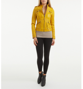 Bon marché Vestes en cuir pour femmes pour dames Mode Nouvelle arrivée Vestes en cuir véritable personnalisées - Product Image 3