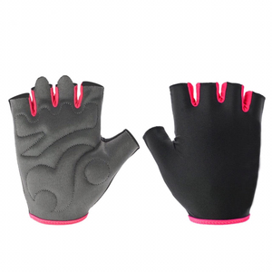 Guantes de Neopreno Harry Johnson de Medio Dedo, Negros y Rosas, para Gimnasio, Levantamiento de Pesas, Soporte para Muñeca, Transpirables, con Cierre Ajustable, Unisex - Product Image 1