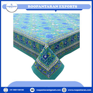 Recién llegado, mantel de algodón con diseño Jacquard, bloque de mano impreso, artesanía atemporal, técnica de punto para - Product Image 6