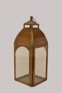 Linterna de metal recién llegada con mango colgante y linternas de último diseño en forma cuadrada para usos de decoración - Product Image 2