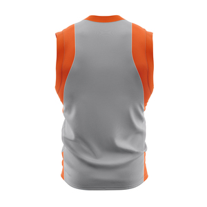 Customized <b>Waterproof</b> Front High Quality Mid Breathable Sleeveless Polyester/Cotton Mesh Solid Color Silk Screen Printed Kits - Product Image 3