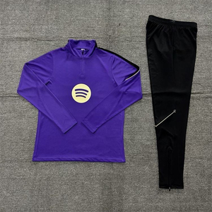 Survêtement de football d'entraînement des clubs européens célèbres 2026/2027, respirant, séchage rapide, 100 % polyester - Product Image 1