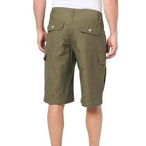 Pantalones cortos Cargo de algodón para hombre, precio al por mayor, verano 2025, patrón sólido, ropa de calle informal con múltiples bolsillos, estilo táctico - Product Image 2