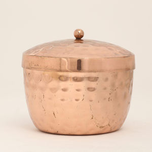 Contenedor de tarro de vela de Metal más vendido, diseño martillado para el hogar y la iluminación de Navidad, decoración de vela, tarro de cera, forma redonda - Product Image 3