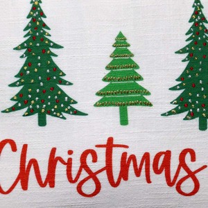 Funda de Cojín Navideña Bordada de 18x18cm, Tejida, Personalizada, Linda, para Sofá, Venta al por Mayor de Fabricantes Indios - Product Image 2