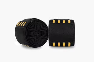 Correas de soporte elásticas de compresión de entrenamiento de diseño rodilleras deportivas accesorios de gimnasio de entrenamiento cruzado - Product Image 3