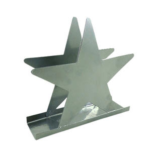 Porte-serviettes en fer plaqué argent pour dessus de table Table à dîner Table à déjeuner avec porte-serviettes décoratif vente chaude serviettes en or - Product Image 1