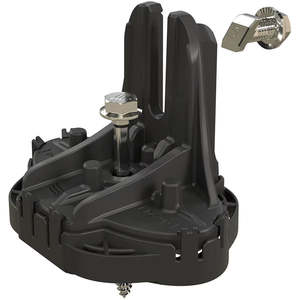 Pegasus Solar InstaFlash Black Dovetail T-Bolt <b>Mini</b> Solar Mid <b>Clamp</b> (1 Pc) - Product Image 1