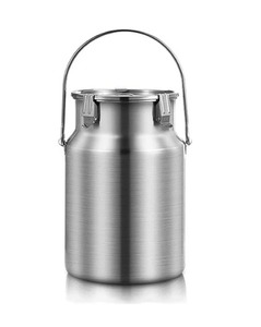 สินค้าขายดีปี 2025 กระป๋องนมสแตนเลส, หม้อนมเหล็ก, ภาชนะใส่นมสแตนเลสทนทาน, กระป๋องนมเหล็ก - Product Image 6