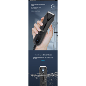 Recortadora de Vello Púbico para Uso Doméstico, Impermeable y Segura, con Cuchilla de Cerámica - Product Image 3