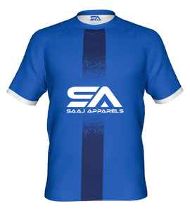 Maillots de football américain personnalisables, respirants, à manches courtes, en spandex/coton, imprimés par transfert thermique, noms d'équipe personnalisés, unisexe - Product Image 3