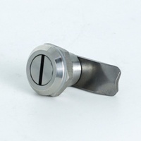 Serrure à came industrielle SS304, fixation sans clé à tête fendue et quart de tour pour armoires et boîtiers