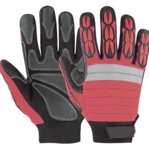 Amara Gants de travail mécaniques à usage intensif Nouveau design en cuir synthétique renforcé Gants de sécurité à injection TPR résistants à l'abrasion - Product Image 5