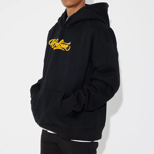 Sudaderas con capucha bordadas de poliéster a la moda Diseño de logotipo deportivo personalizado Personalización a granel Sudaderas con capucha informales para hombres - Product Image 4