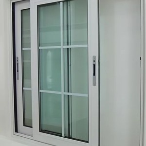 Ventanas corredizas 6063-T5 de aleación de aluminio 2025 con persianas enrollables de fibra de vidrio, pantalla plegable, aislamiento térmico para apartamentos - Product Image 1