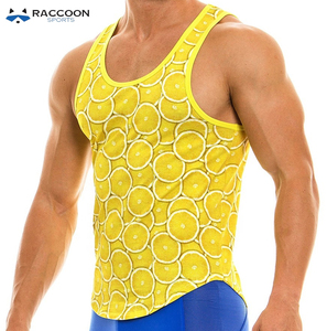 Camiseta sin mangas de sublimación para hombre, de secado rápido y transpirable, de algodón/poliéster, para gimnasio, culturismo y musculación. - Product Image 5