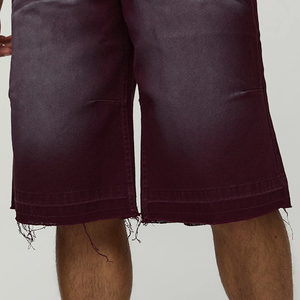 Pantalones Cortos Casuales de Tejido Resistente con Cierre de Cremallera y Botón, Corte Regular / Precio al por Mayor, Material Ajustable para Hombre, Mezcla de Algodón - Product Image 4