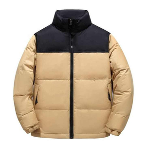 Veste bouffante à col montant épais et thermique de haute qualité pour hommes avec logo personnalisé pour hommes - Product Image 2