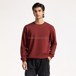 Nardon Apparel OEM Sweat-shirt surdimensionné à col ras du cou 100% coton, épaules tombantes, hommes - Product Image 5