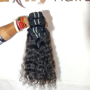 Extensiones de cabello Remy virgen indio crudo 100%, estilos de ondas sueltas de Color Natural, paquetes de cabello humano sin procesar - Product Image 4