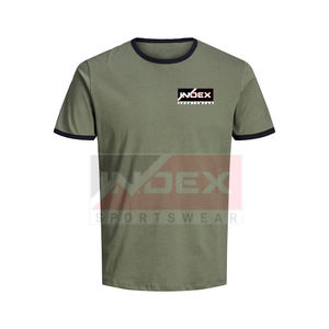 Precio al por mayor Venta caliente ropa casual por encargo de los hombres Slim Fit camiseta de verano de manga corta Camisetas de los hombres - Product Image 1