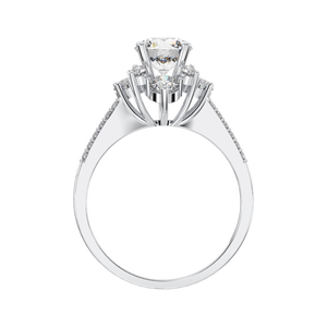 925 Sterling Silver Custom Women's <b>Fine</b> <b>Ring</b> Flower Shape with Brilliant Cut CZ Stone for Party Occasions Made in Vietnam - Product Image 4