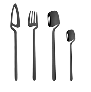 Couverts en acier miroir Cuillère à manger en acier inoxydable élégante à la mode Cuillère à couverts en acier artisanal Vente personnalisée - Product Image 2