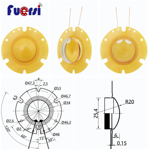 Diafragma fenólico, bobina de voz de 1 pulgada y 25,4mm, altavoz de sirena, controlador de compresión Electrovoice, Unidad de piezas, accesorios de Audio para computadora - Product Image 5