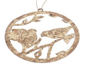 Adornos de metal hechos a mano de Navidad de oro de linternas de hierro y adornos de linterna decorativos de festival de oro y plata - Product Image 2