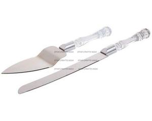 <b>Cake</b> <b>Server</b> and <b>Cake</b> Knife Set Designer Handle and Plated Finishing Design Home Decor Hotel and Wedding Metal <b>Cake</b> <b>Server</b> Set - Product Image 1