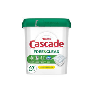 Detergente Premium para Lavavajillas en Cápsulas Sparkling Cascade Platinum con Fragancia Fresca, Origen Estadounidense, Limpieza en Cada Lavado - Product Image 1