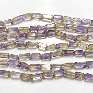 Perles en forme de pépite à facettes amétrine, perles de forme inégale de pierres précieuses naturelles, boutique de perles en gros - Product Image 3