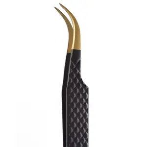 แหนบขนตาขนมิงค์แบบสแตนเลสซับหานสำหรับต่อขนตางอนปลายแหลมเพิ่มวอลลุ่มขนตา SI-1801รุ่นสูง - Product Image 4