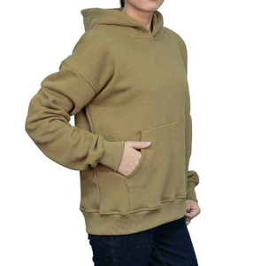 Sudadera con capucha de lana de algodón suave con logotipo personalizado de nuevo diseño para mujer, suéter personalizado de proveedor a granel, sudaderas para marcas y minoristas - Product Image 2