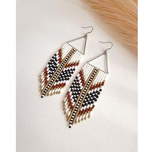 Pendientes de Bolas de Vidrio Redondas con Cuentas de Colores Hechos a Mano en Bohemia India, Pendientes de Botón con Cuentas - Product Image 4