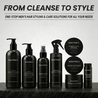 Produits de coiffure en gros d'usine Pommade pour cheveux non gras pour hommes Marque privée Pommade pour cheveux à l'aspect naturel