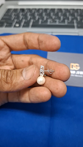 Pendientes de Oro Blanco con Certificación IGI, Plata de Ley, Moissanita, Corte de 6 Perlas, 1.39ct, Claridad VS1-VS2, Regalo de Boda o Compromiso - Product Image 5