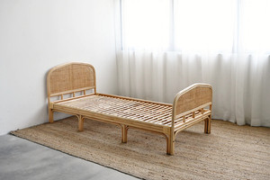 Cama de ratán de Estilo Vintage para niños pequeños-Marco de ratán ecológico hecho a mano para un espacio para dormir seguro y elegante - Product Image 4