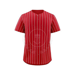 Nouveau modèle de maillot de baseball pour homme de haute qualité, séchage rapide, respirant, léger, 100% polyester, couleurs personnalisables, logo, 280g - Product Image 1