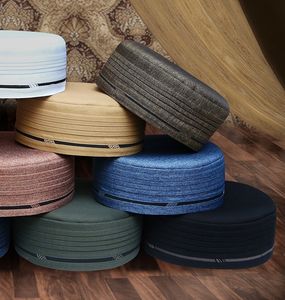 Sadiq <b>Cap</b> Prayer Hats Headwear Wholesale Manufacturer Best Selling Kufi Hat Product Premium Polyester Cotton - Product Image 4