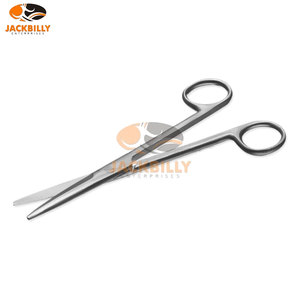 JACKBILLY-Ciseaux Chirurgicaux, Ciseaux de Dissection des Tissus, Ciseaux Mayo, Pointes Droites et Blunt, Instrument Médical de 17cm et 6.5 Pouces - Product Image 1
