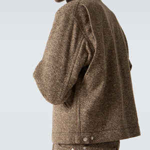 Chaqueta Versity de tendencia de la temporada para hombre, chaquetas completas con logotipo personalizado para hombre, chaquetas Versity de poliéster de lana personalizadas para hombre - Product Image 6